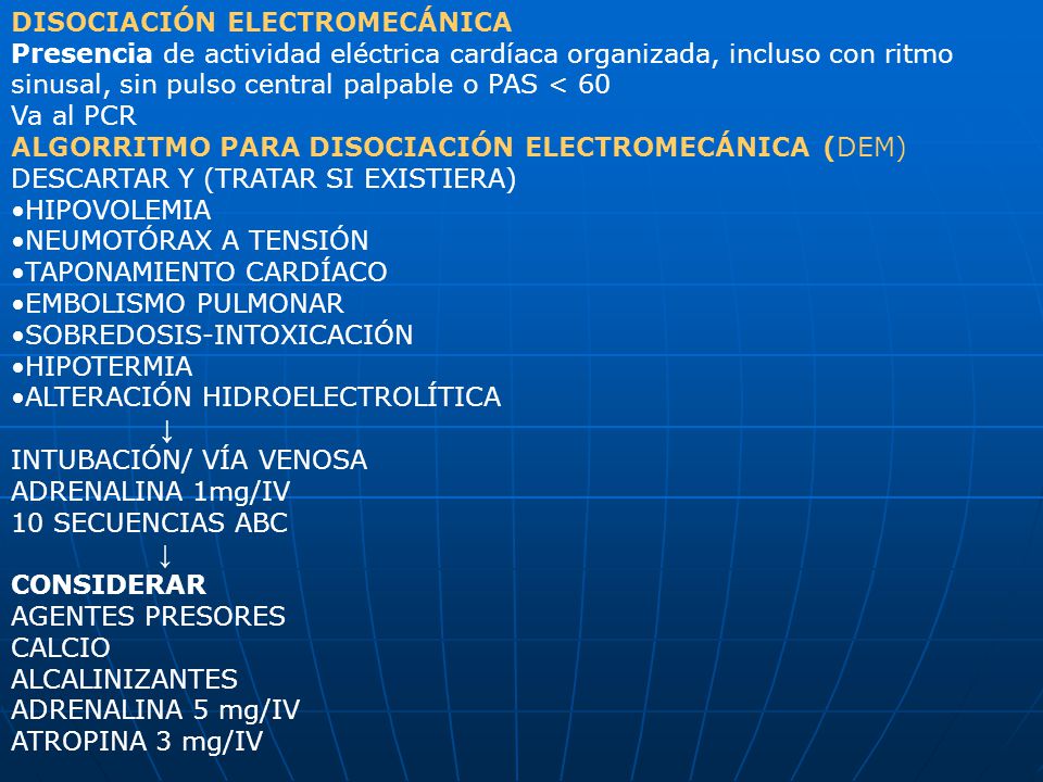 disociacion electromecanica